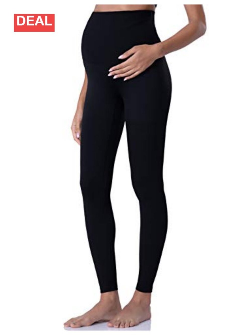 Maternity Leggings Nylon Spandex High Waist Belly Support Yoga Pants
